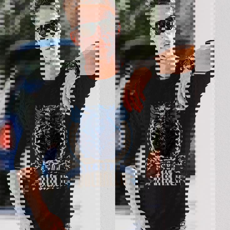 北欧の戦士ヴァルハラ北欧神話オーディン北欧人バイキング 長袖Tシャツ 彼への贈り物