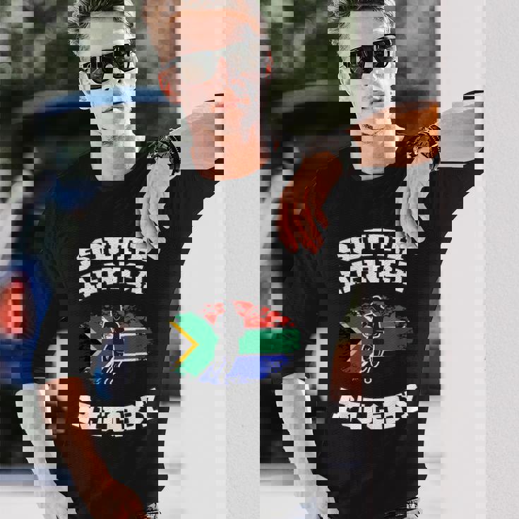 南アフリカ スプリングボックス ラグビー 長袖Tシャツ 彼への贈り物