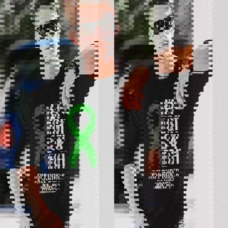 双極性障害彼女の戦いは私の戦い双極性障害 長袖Tシャツ 彼への贈り物