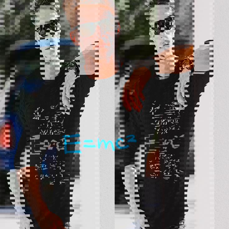 同等フォーミュラ EMc2 質量エネルギー 長袖Tシャツ 彼への贈り物