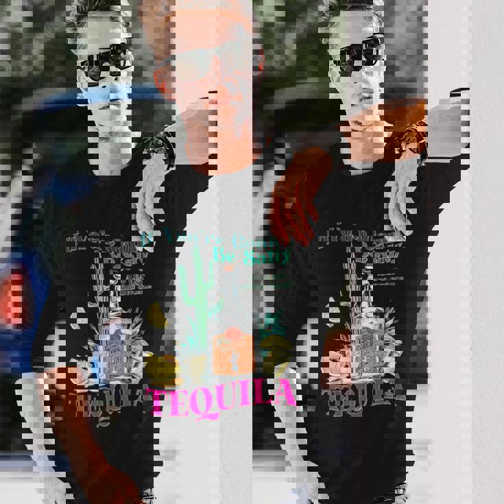 塩辛くなるならテキーラのサマーパーティーを持ってきて 長袖Tシャツ 彼への贈り物