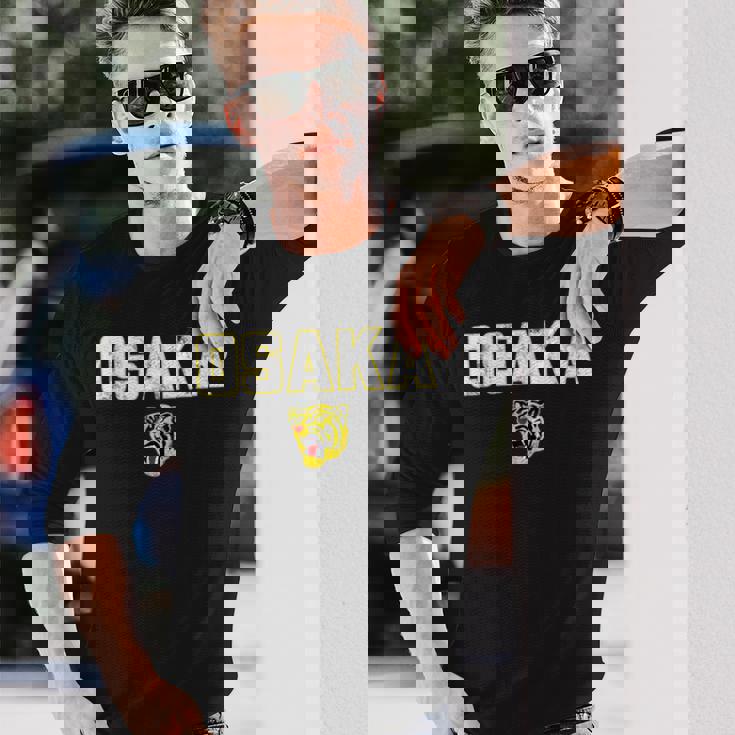 大阪タイガース ヴィンテージ日本野球白 長袖Tシャツ 彼への贈り物