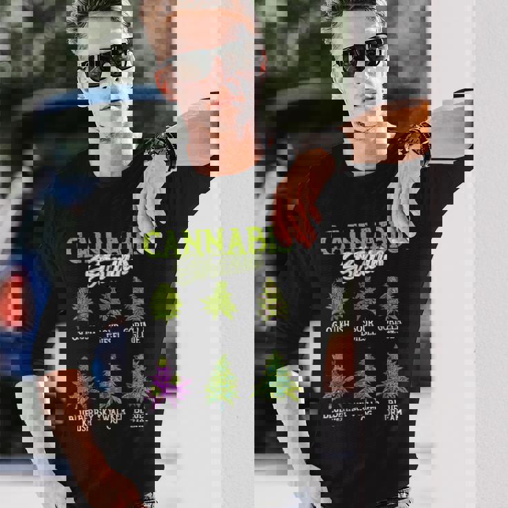 大麻株 雑草 大麻 マリファナ 長袖Tシャツ 彼への贈り物