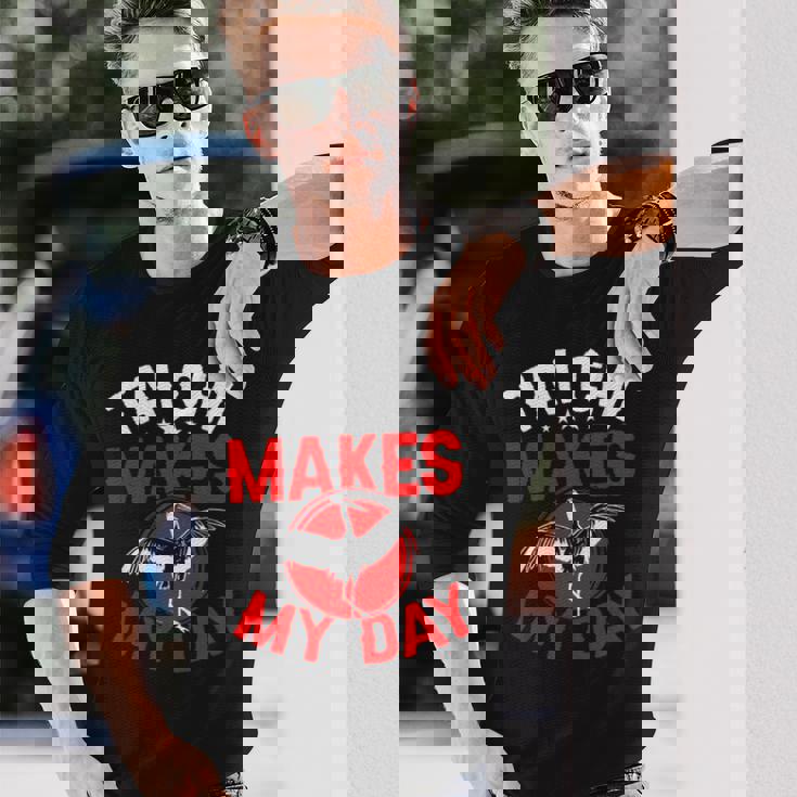 太極拳は私の日をつくる 太極拳 長袖Tシャツ 彼への贈り物