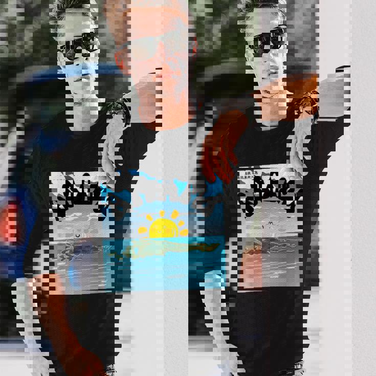 奄美大島 日本 奄美大島 日本 長袖Tシャツ 彼への贈り物