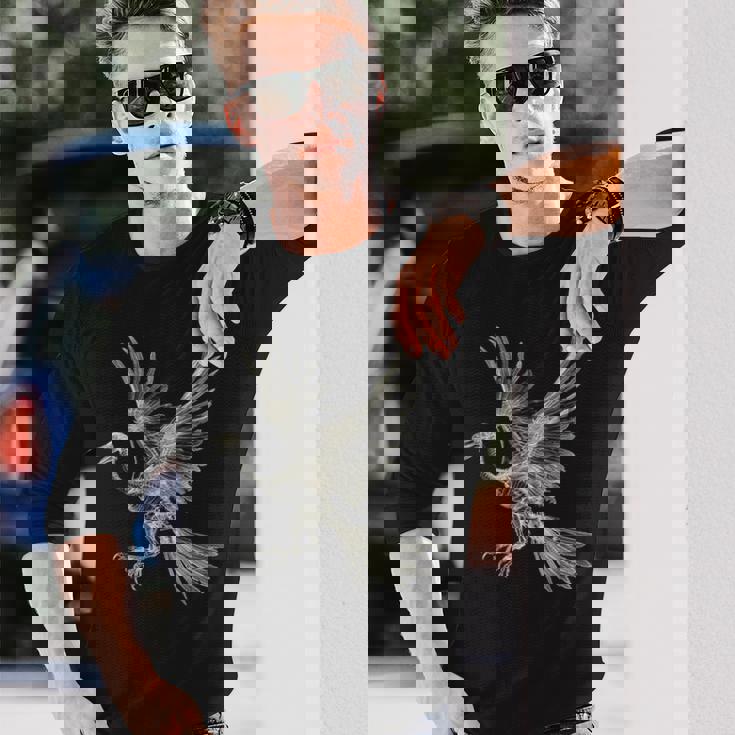 始祖鳥 恐竜 グラフィックアートワーク 始祖鳥 長袖Tシャツ 彼への贈り物