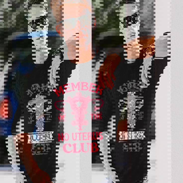 子宮摘出術の生存者 長袖Tシャツ 彼への贈り物