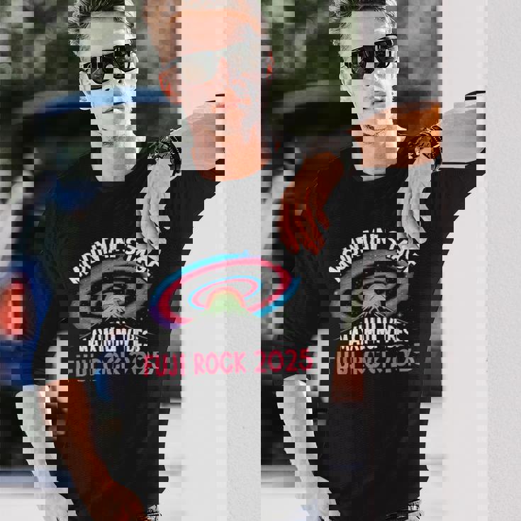 富士ロック 2025 マウンテンステージ マキシマムバイブスフェスティバルデザイン 長袖Tシャツ 彼への贈り物