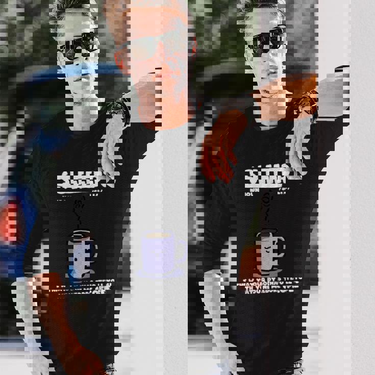 寝るマグカップ 長袖Tシャツ 彼への贈り物