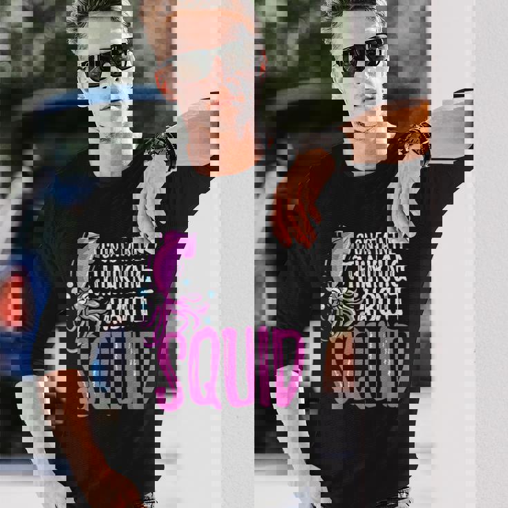 常にイカを考える 長袖Tシャツ 彼への贈り物