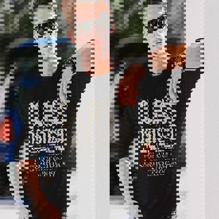 年末の先生は夏休みのエネルギーを与えています 長袖Tシャツ 彼への贈り物