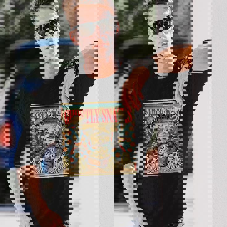 幽霊おやつ 長袖Tシャツ 彼への贈り物