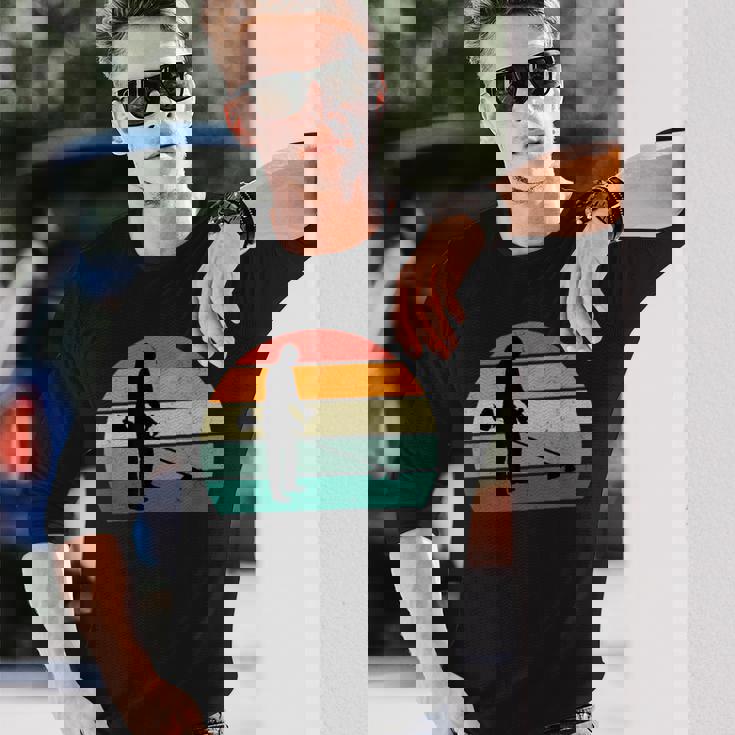 庭師 草刈 芝生 花 木 低木 庭 プロット 長袖Tシャツ 彼への贈り物