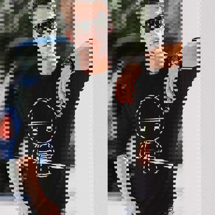 引用スポーツ剣忍者武道シンプルサムライ 剣道 長袖Tシャツ 彼への贈り物