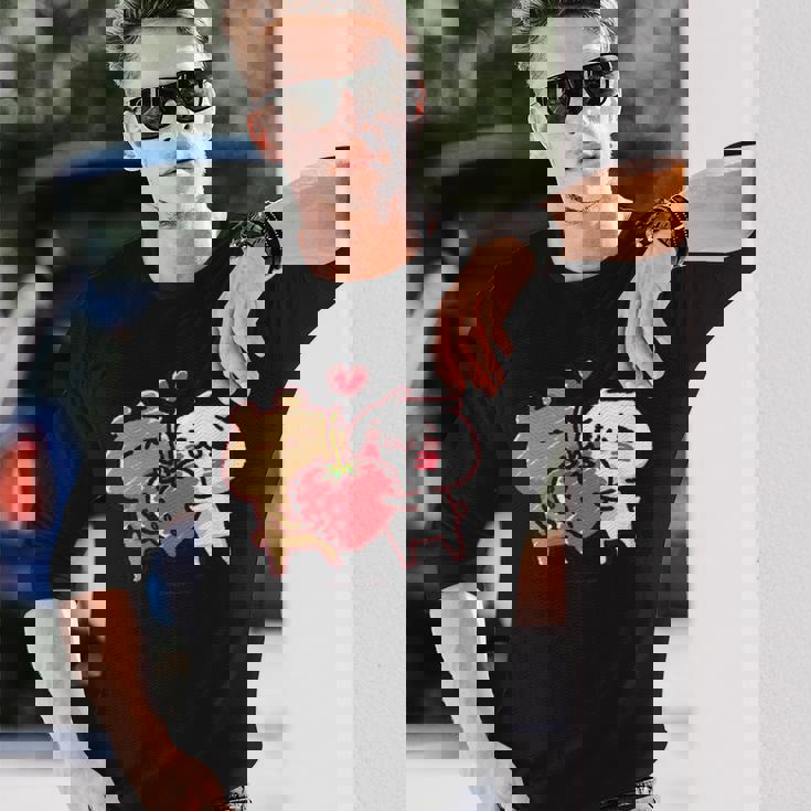 愛しすぎて大好きすぎる。いちご２ 長袖Tシャツ 彼への贈り物