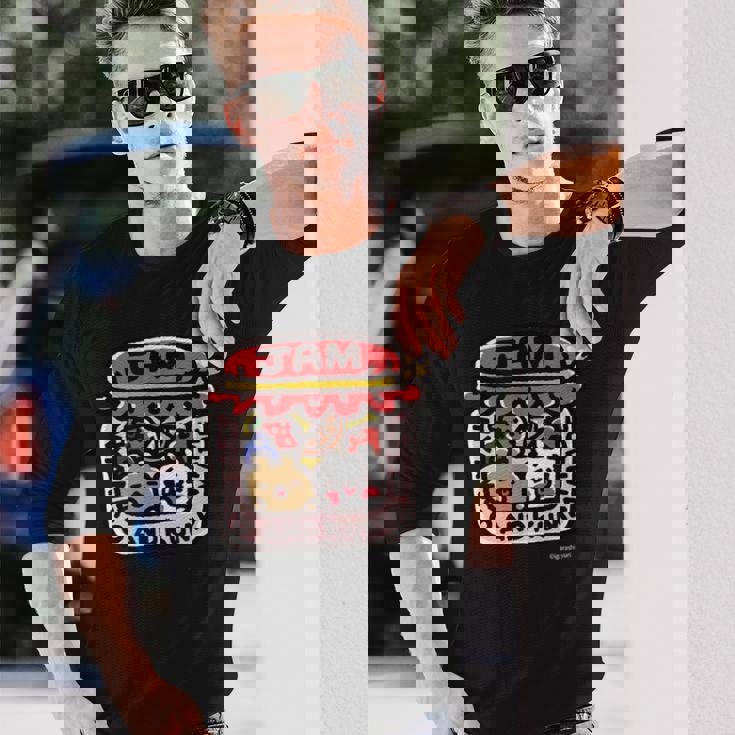 愛しすぎて大好きすぎる。ジャム ダークカラー 長袖Tシャツ 彼への贈り物