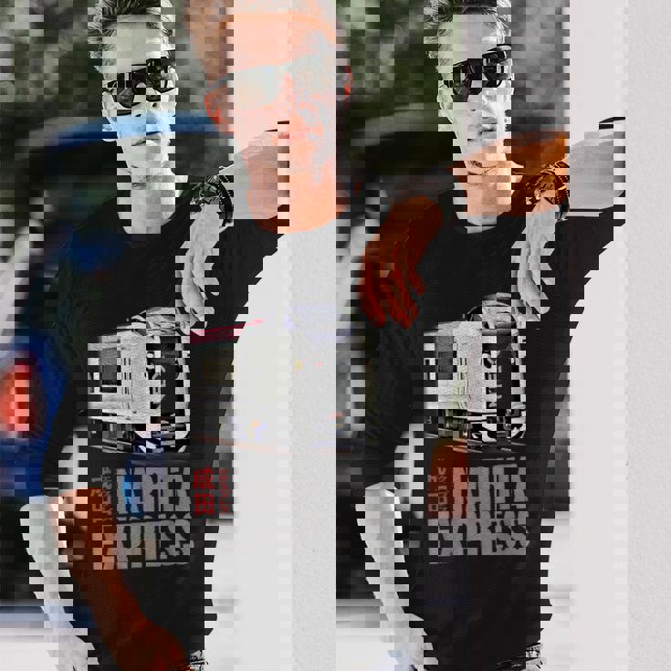 成田急行 日本列車 東京 Nrt 特急 日本語漢字 長袖Tシャツ 彼への贈り物