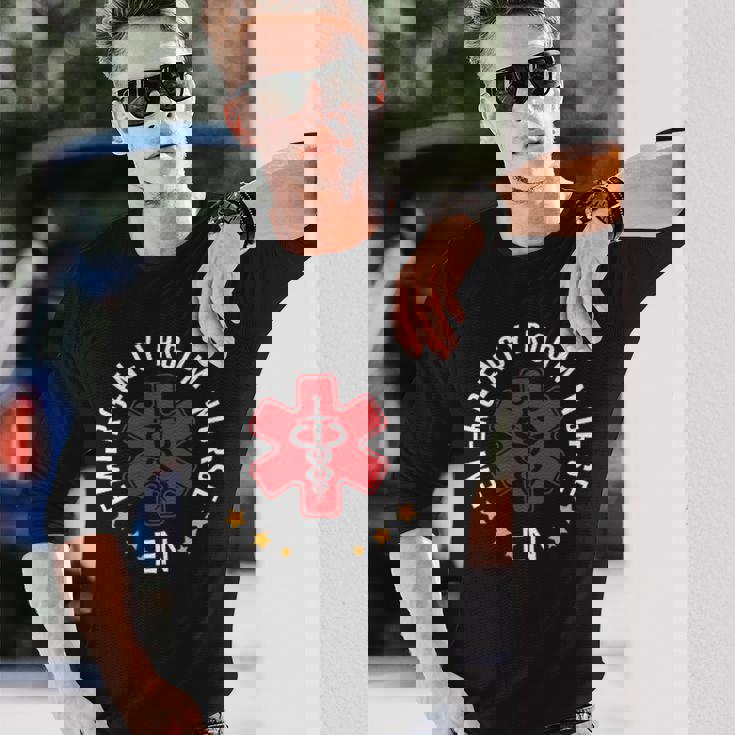 救急科 救急看護師 救急室 En ナース 長袖Tシャツ 彼への贈り物