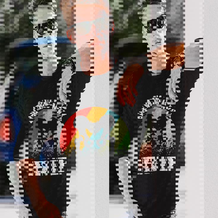 新しい股関節の慣らし 股関節置換手術 長袖Tシャツ 彼への贈り物