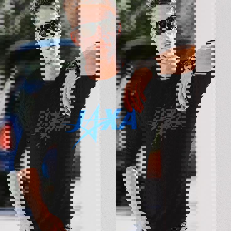 日本の宇宙組織 長袖Tシャツ 彼への贈り物