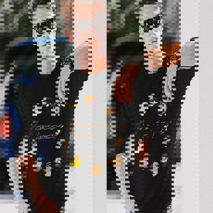 日本の家庭料理 長袖Tシャツ 彼への贈り物