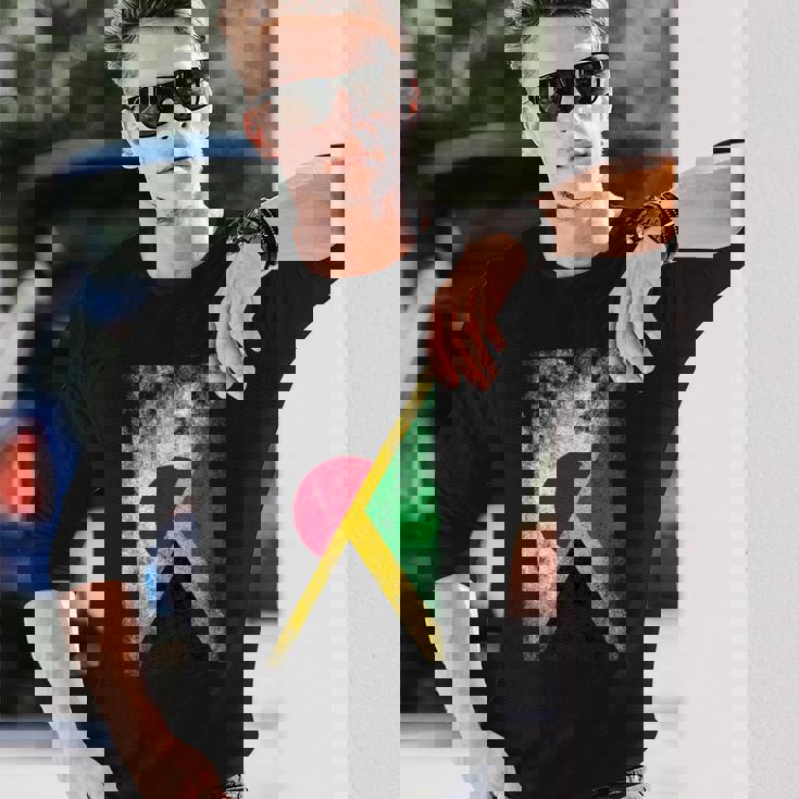 日本ジャマイカの国旗 ジャマイカ。 長袖Tシャツ 彼への贈り物