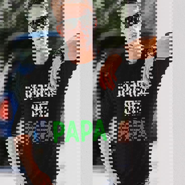 日本スピッツパパ 長袖Tシャツ 彼への贈り物