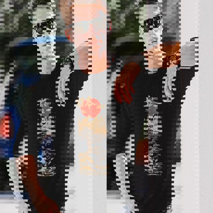 日本レトロヴェイパーウェイブ In Japan Grunge 90年代美学 長袖Tシャツ 彼への贈り物