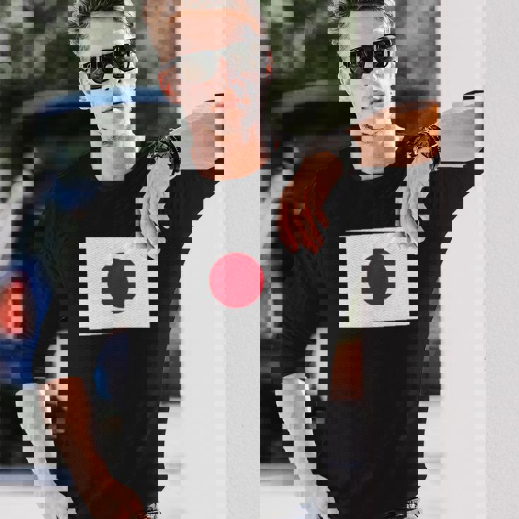 日本国旗 かっこいい日本ひのまる 日本国旗 メンズ レディース 長袖Tシャツ 彼への贈り物