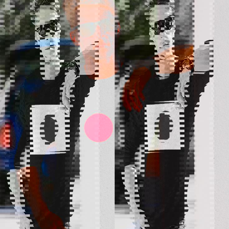 日本国旗日本日の出の国東京大阪 長袖Tシャツ 彼への贈り物