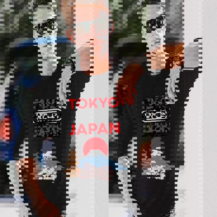 日本製 桜山 東京 日本 お土産 贈り物 ギフト 長袖Tシャツ 彼への贈り物