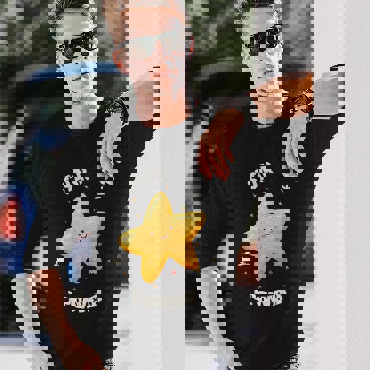 星 宇宙 銀河 月 夜 天文学 かわいい 星空観察 愛 長袖Tシャツ 彼への贈り物