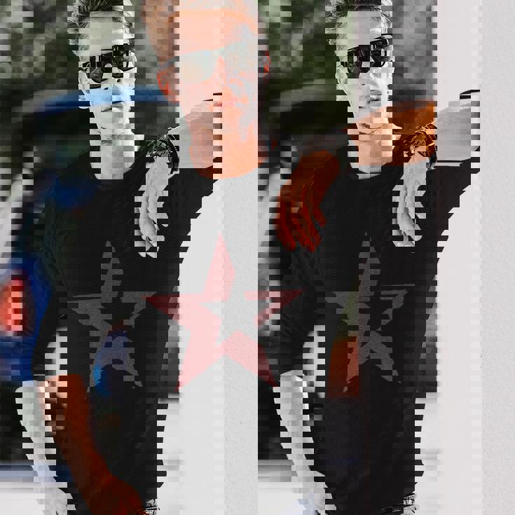 星 星柄 スター メンズ 半袖 ロック アメリカン おしゃれ かっこいい 大きいサイズ 黒 春夏 Rockステラ 長袖Tシャツ 彼への贈り物