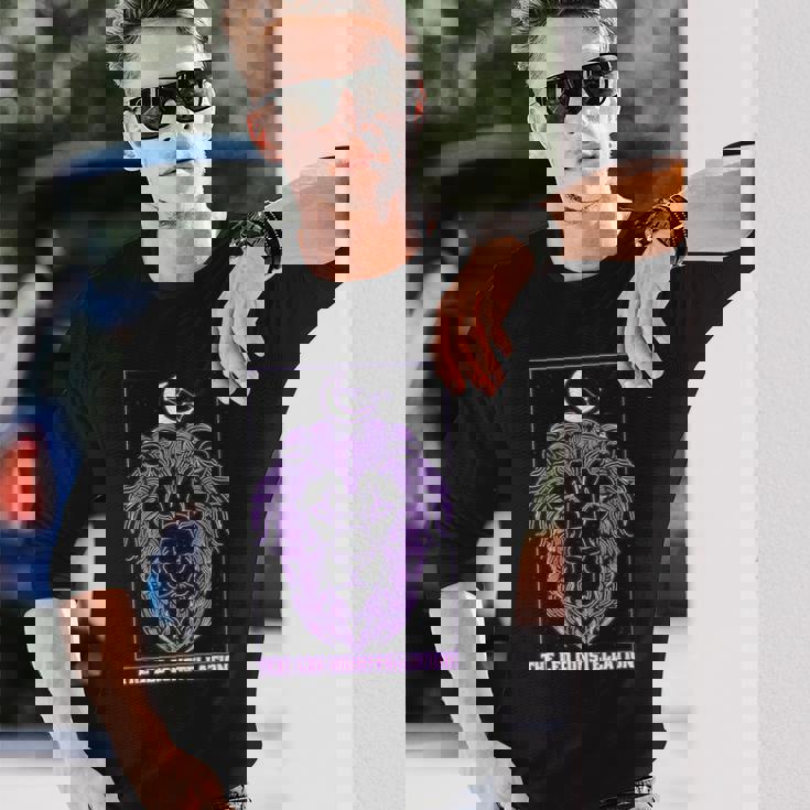 星座 干支 しし座 長袖Tシャツ 彼への贈り物