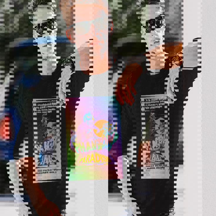 映画 クラシック ポスター ロックンロール ファントム 長袖Tシャツ 彼への贈り物