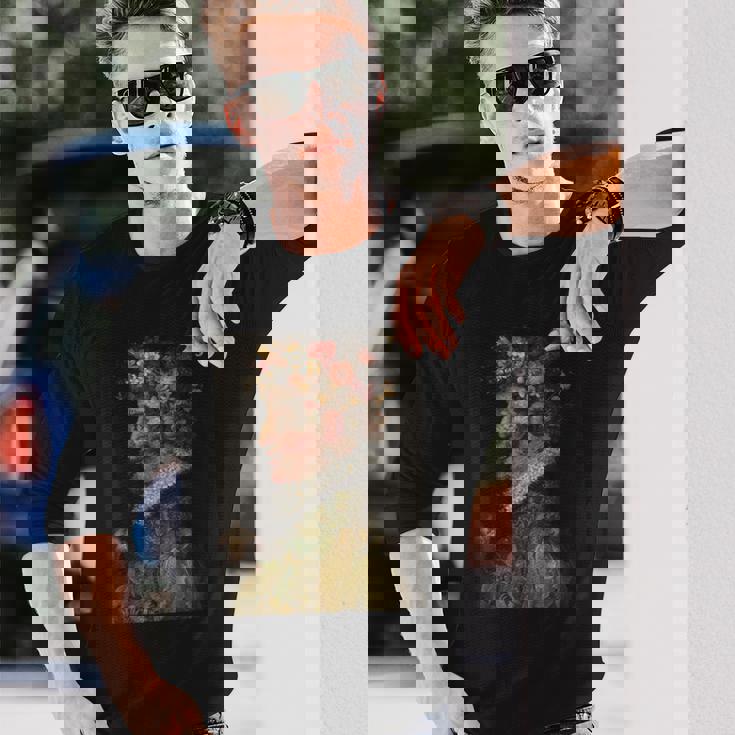 春のジュゼッペアルチンボルド絵画 長袖Tシャツ 彼への贈り物