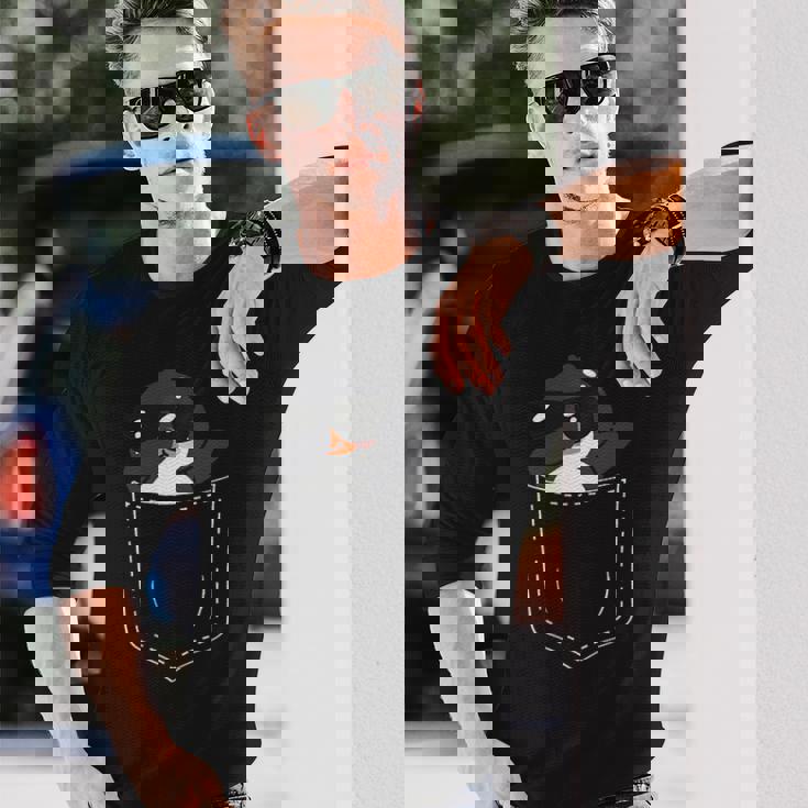 最高のペンギンデザイン メンズ レディース キッズ 動物 海鳥 鳥 長袖Tシャツ 彼への贈り物