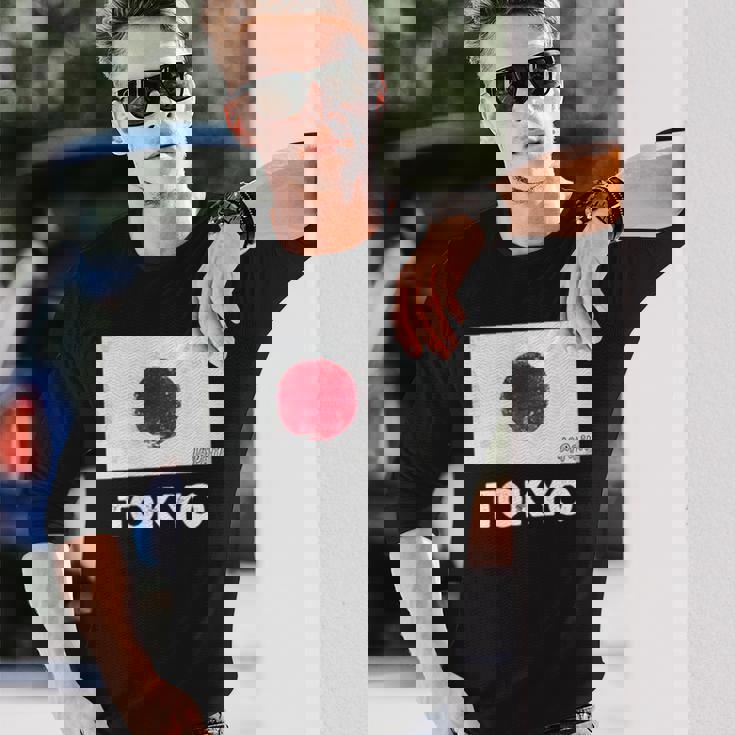 東京日本国旗シャツ 長袖Tシャツ 彼への贈り物