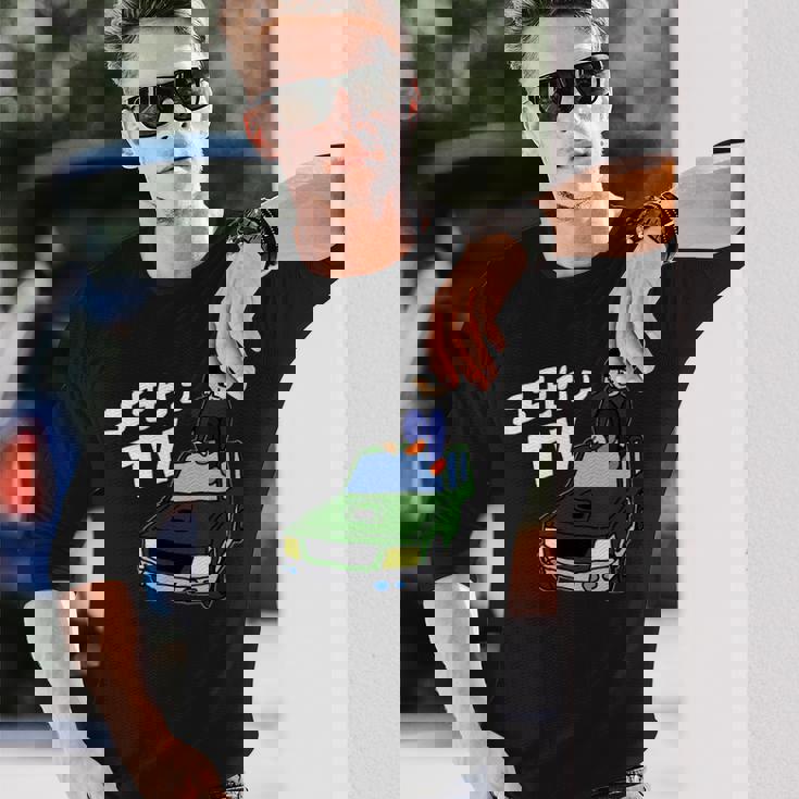 板金のようす 窓割れなし顔違い 長袖Tシャツ 彼への贈り物