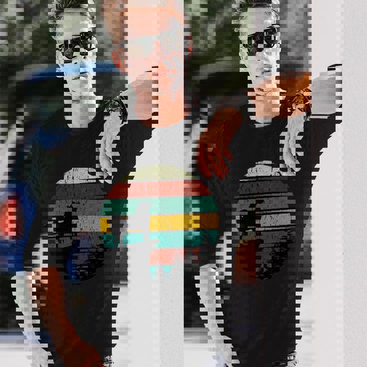 柴犬 グッズ 柴犬 犬ヴィンテージhiba Inu 柴犬 長袖Tシャツ 彼への贈り物