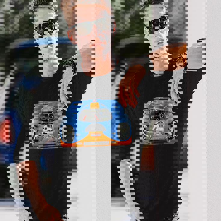 歴史的 1970 Le Mans 917 Gulfintage Race Car 917K 長袖Tシャツ 彼への贈り物