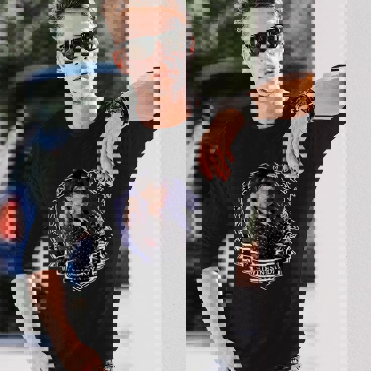 水曜シリーズ ネバーモアフレーム 水曜日 長袖Tシャツ 彼への贈り物