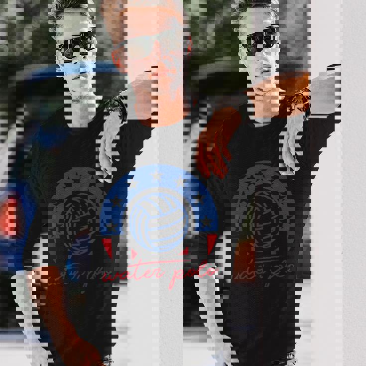 水球チーム I ウォータースポーツ I 水球 長袖Tシャツ 彼への贈り物