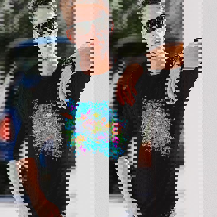 海シリーズ 鮮やかな海亀 長袖Tシャツ 彼への贈り物