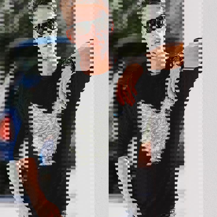 烏骨鶏 長袖Tシャツ 彼への贈り物