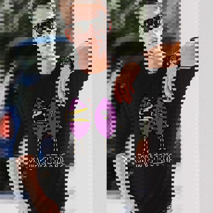 焼き芋さん 長袖Tシャツ 彼への贈り物