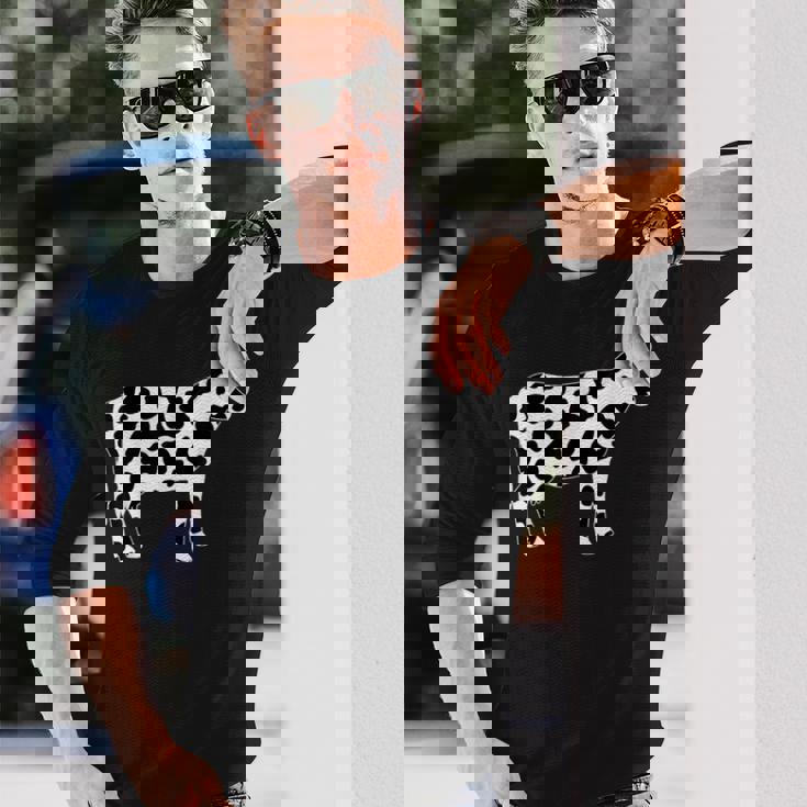 牛柄の服 牛柄 長袖Tシャツ 彼への贈り物