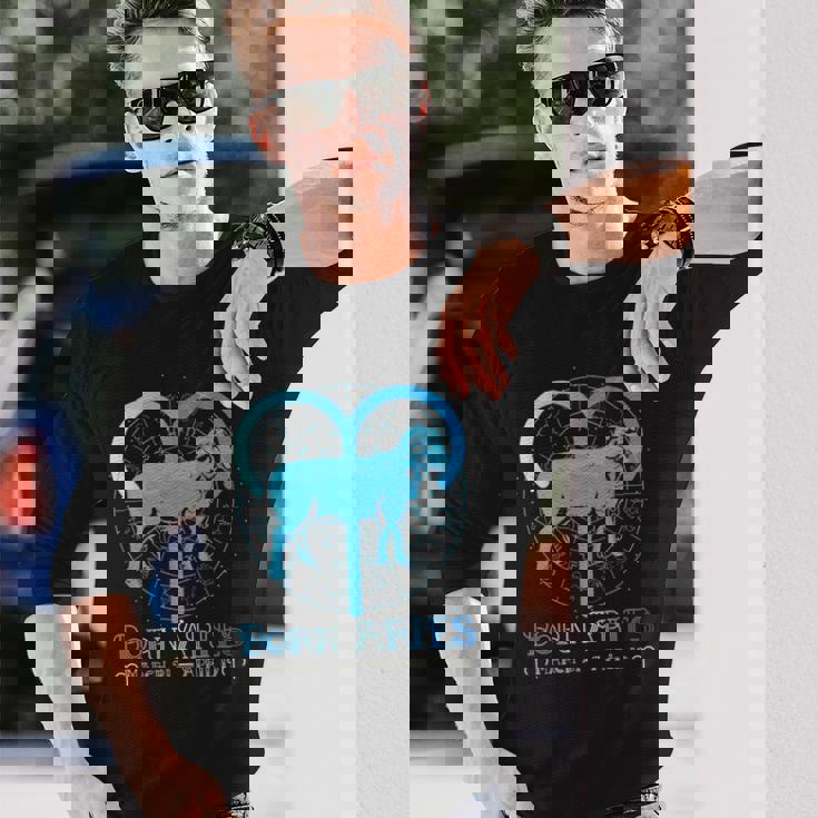 牡羊座 星座 星座 牡羊座 星座 長袖Tシャツ 彼への贈り物