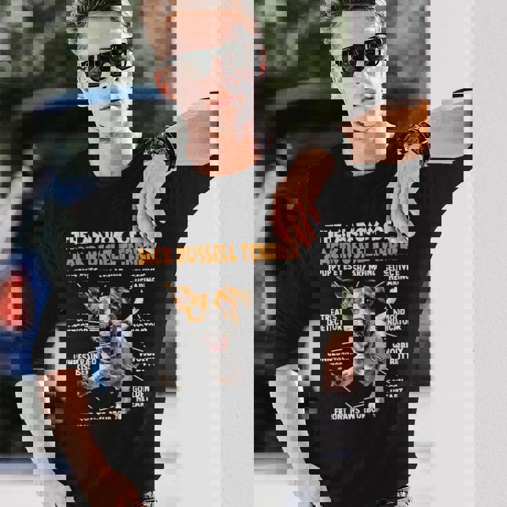 犬の飼い主のための面白いジャック ラッセル テリア ガッシ長袖Tシャツ 彼への贈り物