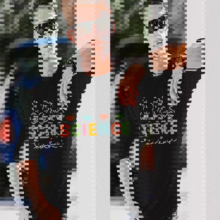 理科 先生 おもしろい 科学者 実験室 化学 先生 長袖Tシャツ 彼への贈り物